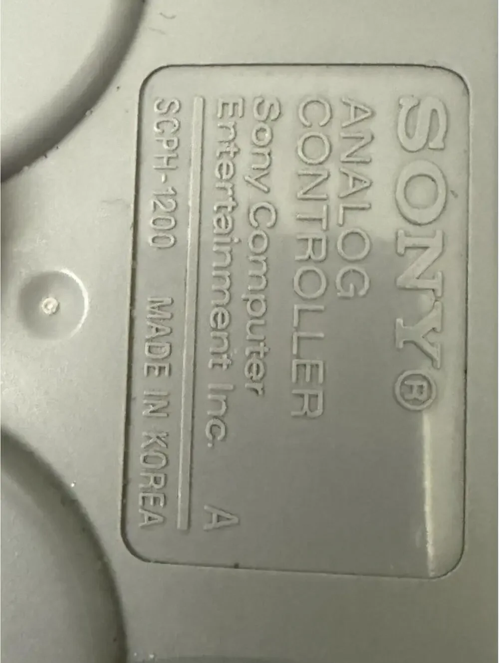 Official Sony PlayStation [SCPH-1200] PS1 PS2 Dual Shock Analog Wired Controller